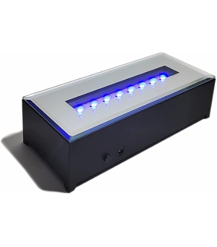 Amazon.com: FZXZX LED Rectangular Light Display Base for Crystals